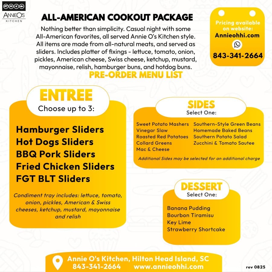 All American Cookout Package.