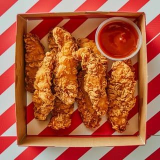 Jumbo Chicken Strips Meal