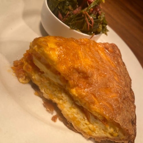 Tomato Pie Slice.