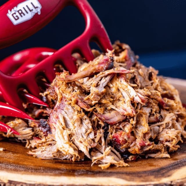 Family Pulled Smoked Pork.