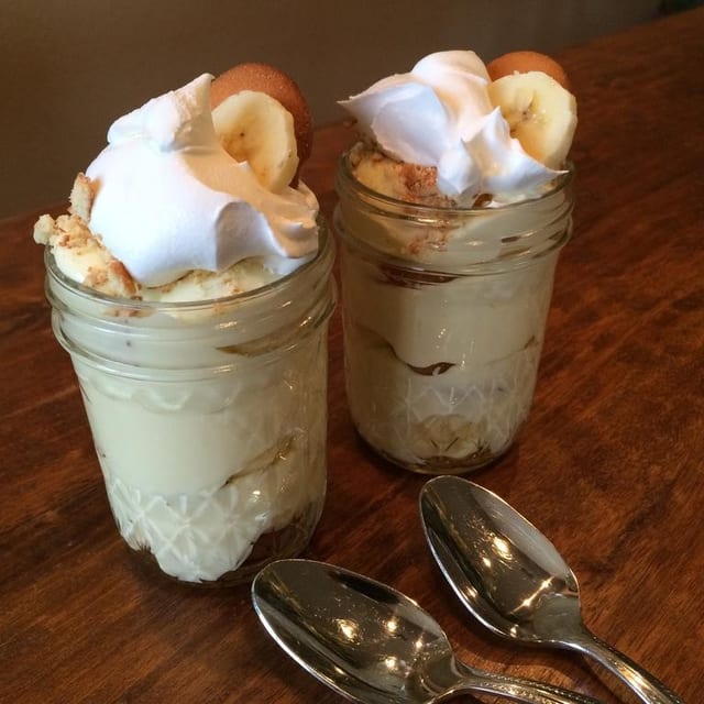 White Chocolate Chip Banana Pudding.