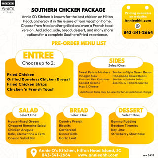 Southern Chicken Package