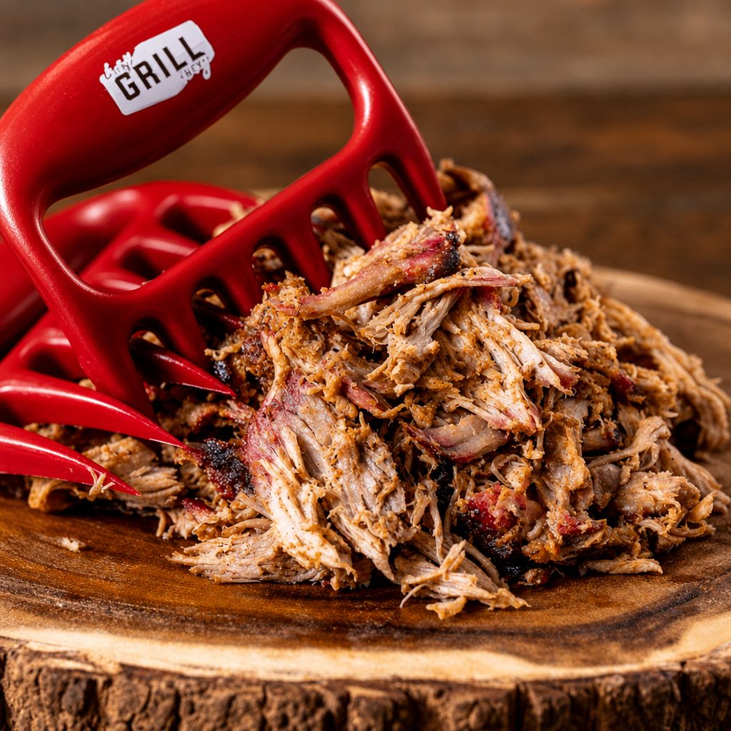 Hickory Smoked Pulled Pork.