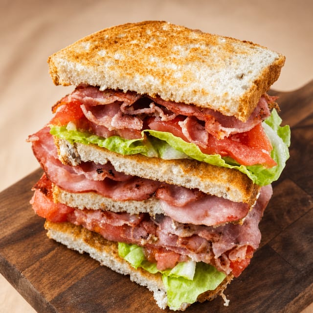 Traditional BLT Sandwich.
