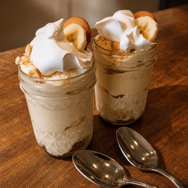 White Chocolate Chip Banana Pudding.