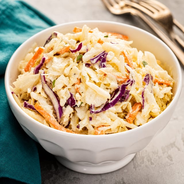 Vinegar Slaw.