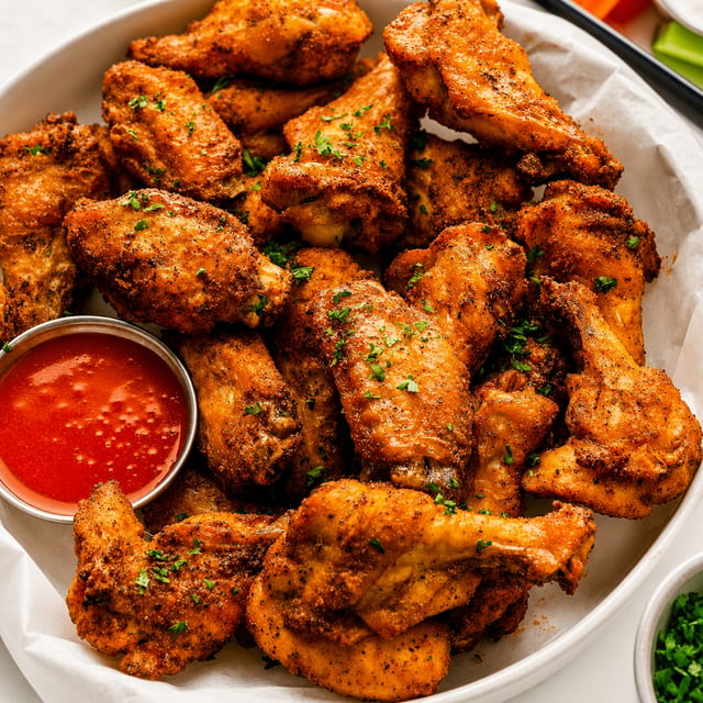 Dry Rubbed Wings.
